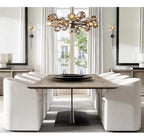 Bouvelle de Cristal Glass Round Chandelier 48"
