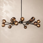 Bouvelle de Cristal Glass Round Chandelier 48"