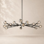 Bouvelle de Cristal Glass Round Chandelier 60"
