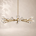 Bouvelle de Cristal Glass Round Chandelier 60"