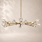 Bouvelle de Cristal Glass Round Chandelier 60"