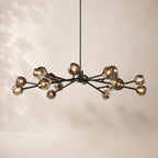 Bouvelle de Cristal Glass Round Chandelier 60"