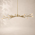 Bouvelle de Cristal Glass Round Chandelier 72"
