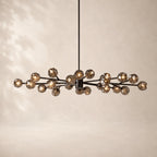 Bouvelle de Cristal Glass Round Chandelier 72"