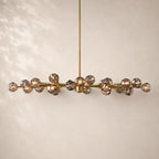 Bouvelle de Cristal Glass Round Chandelier 72"