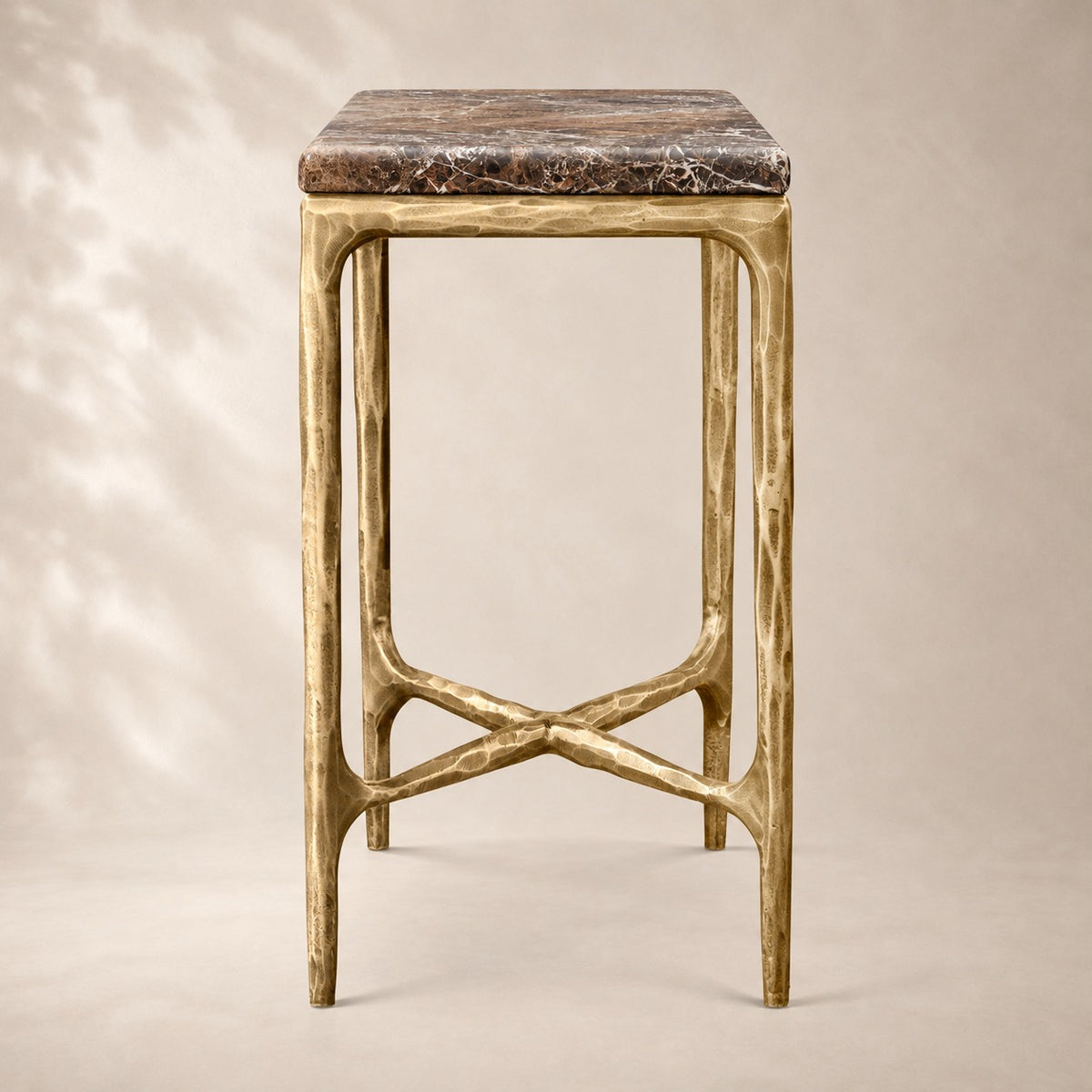 Thadson Marble Square Drink Table 12" 14" 18" 22"