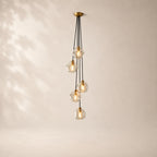 Bubeline Glass Cascade Pendant 5-Globe