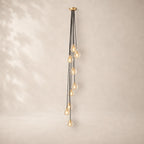 Bubeline Glass Cascade Pendant 9-Globe