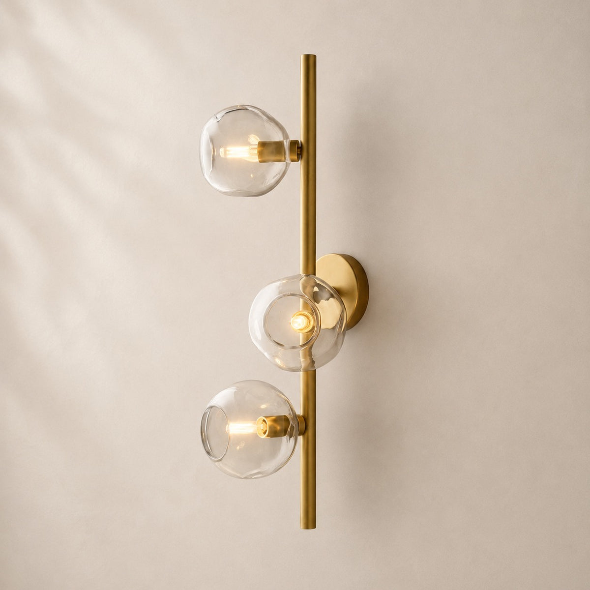 Bubeline Glass Cascade Sconce