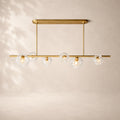 Bubeline Glass Linear Chandelier 60"