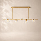 Bubeline Glass Linear Chandelier 60"