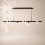 Bubeline Glass Linear Chandelier 60"