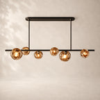 Bubeline Glass Linear Chandelier 60"