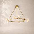 Bubeline Glass Round Chandelier 48"