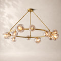 Bubeline Glass Round Chandelier 60"