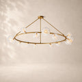 Bubeline Glass Round Chandelier 72"