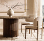 Byrton Emperador Round Modern Dining Table