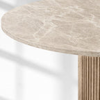 Byrton Emperador Round Modern Dining Table