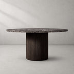 Byrton Emperador Round Modern Dining Table