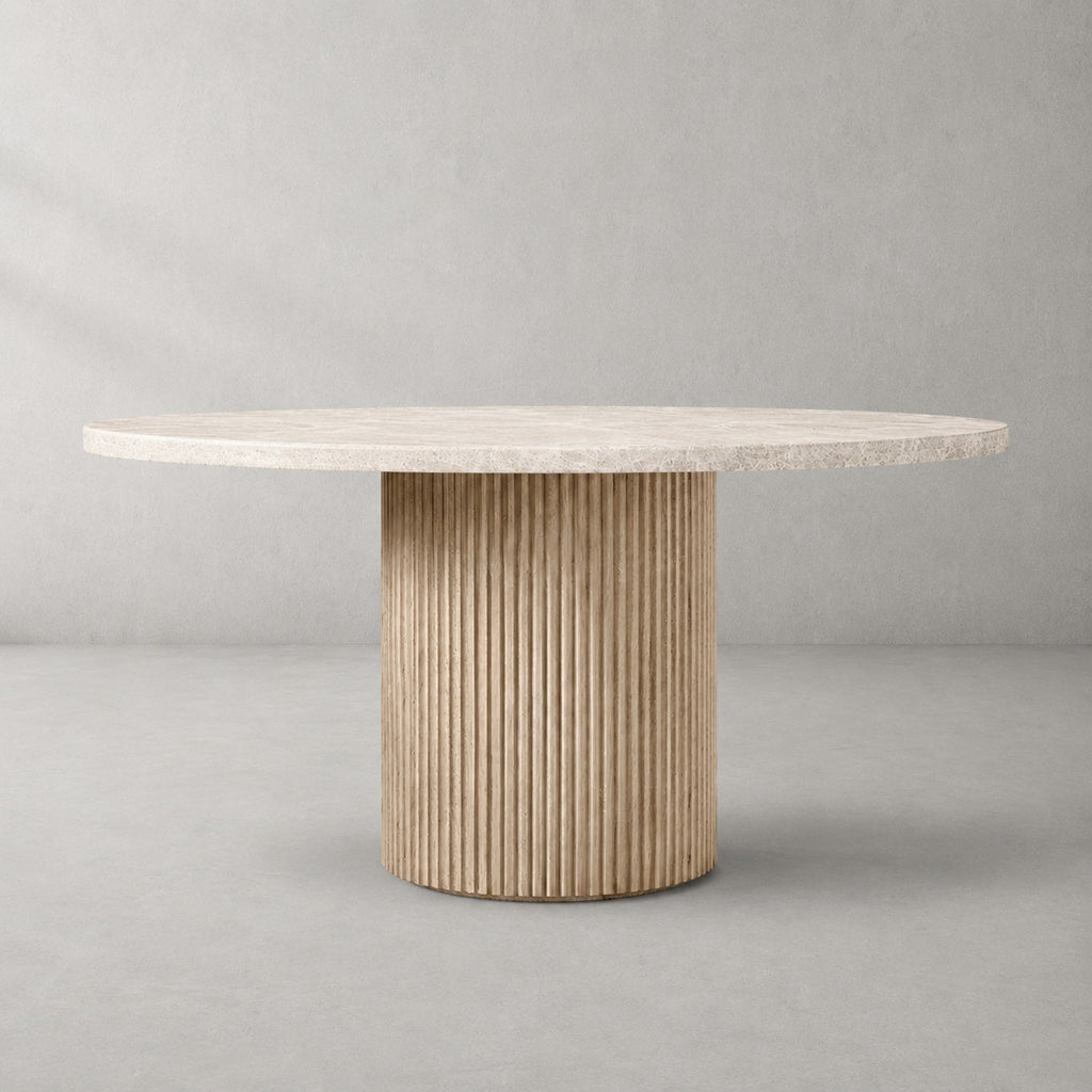 Byrton Emperador Round Modern Dining Table