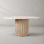 Byrton Emperador Round Modern Dining Table