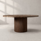 Byrton Emperador Round Modern Dining Table