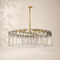 Calvane Glass Round Chandelier 48"