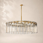 Calvane Glass Round Chandelier 48"
