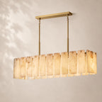 Calvane Onyx Rectangular Chandelier 60"