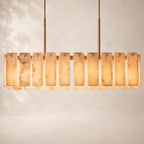 Calvane Onyx Rectangular Chandelier 60"