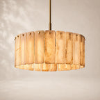 Calvane Onyx Round Chandelier 36"