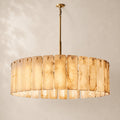 Calvane Onyx Round Chandelier 48"