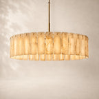 Calvane Onyx Round Chandelier 60"