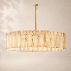 Calvane Onyx Round Chandelier 60"