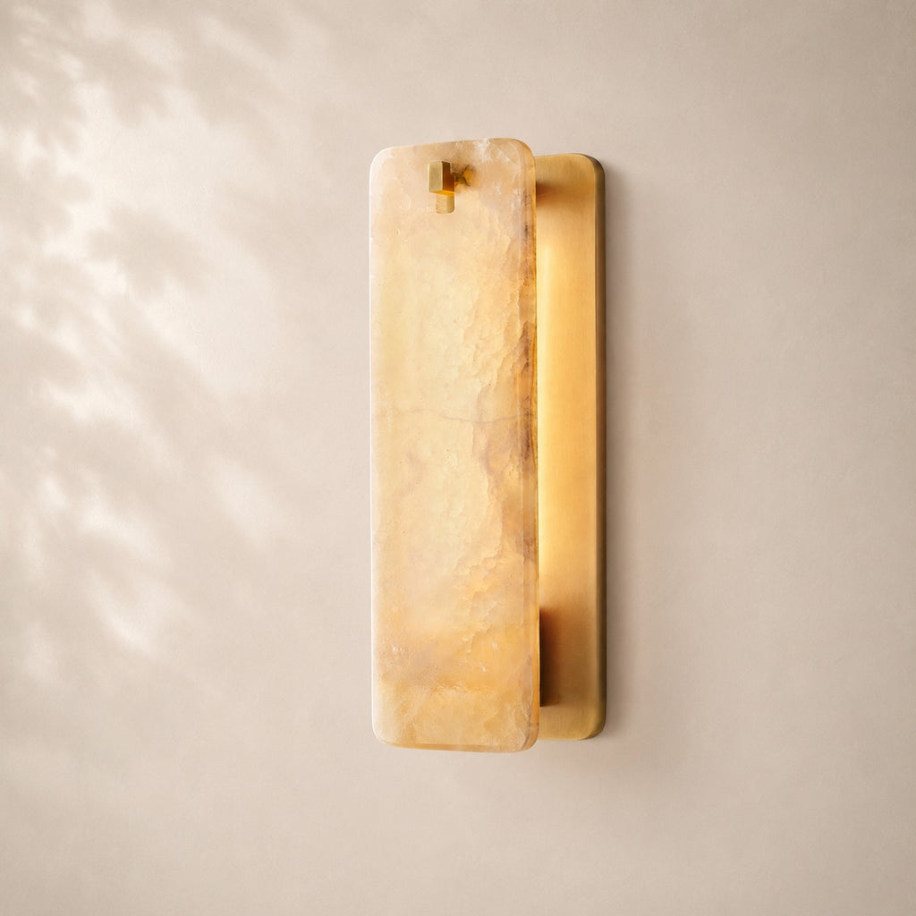 Calvane Onyx Sconce