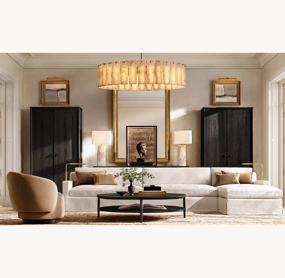 Calvane Onyx Sconce