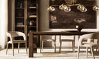 Calvette Clear Glass Mobile Linear Chandelier 60"