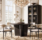 Calvette Clear Glass Round Chandelier 48"