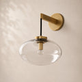 Calvette Clear Glass Sconce
