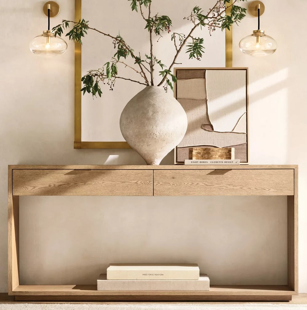Calvette Clear Glass Sconce
