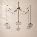 Calvette Clear Glass Suspended Chandelier