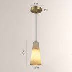 Capus Conical Alabaster Pendant