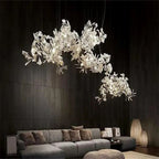 Ceramic Ginkgo Leaf Luxury Large Branch Chandelier