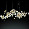 Ceramic Ginkgo Leaf Luxury Large Branch Chandelier