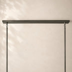 Chivara Amber Glass Tiered Rectangular Chandelier 74"