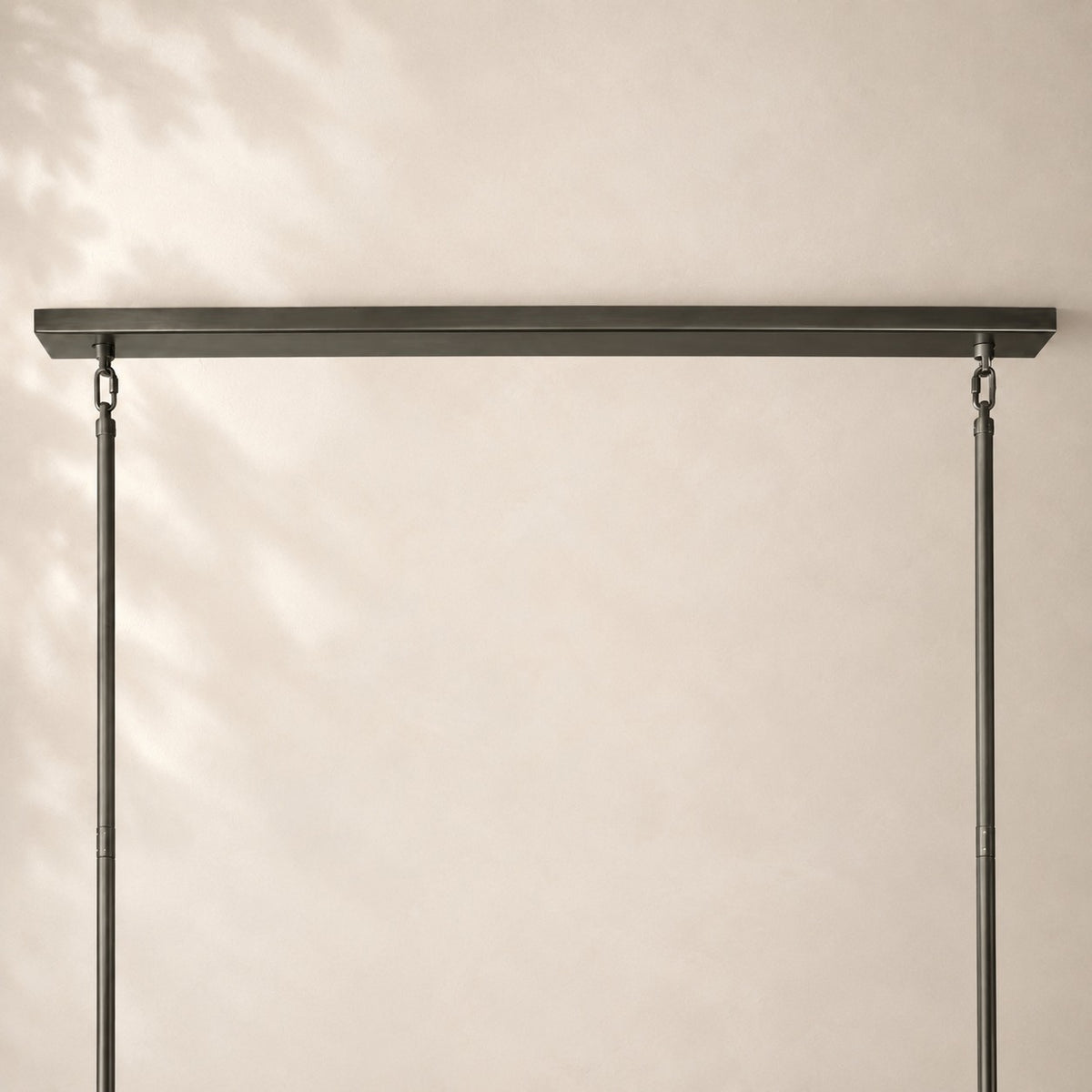 Chivara Amber Glass Tiered Rectangular Chandelier 74"