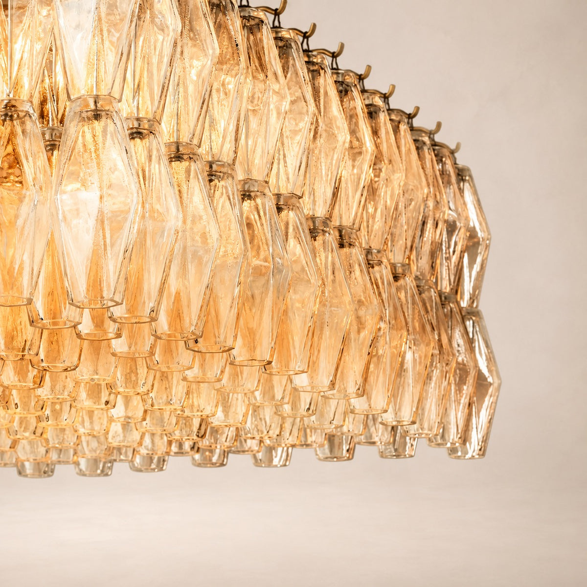 Chivara Clear Glass Rectangular Chandelier 54"