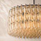 Chivara Clear Glass Round Chandelier 37"