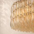Chivara Clear Glass Round Chandelier 47"