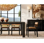 Chivara Amber Glass Tiered Rectangular Chandelier 74"
